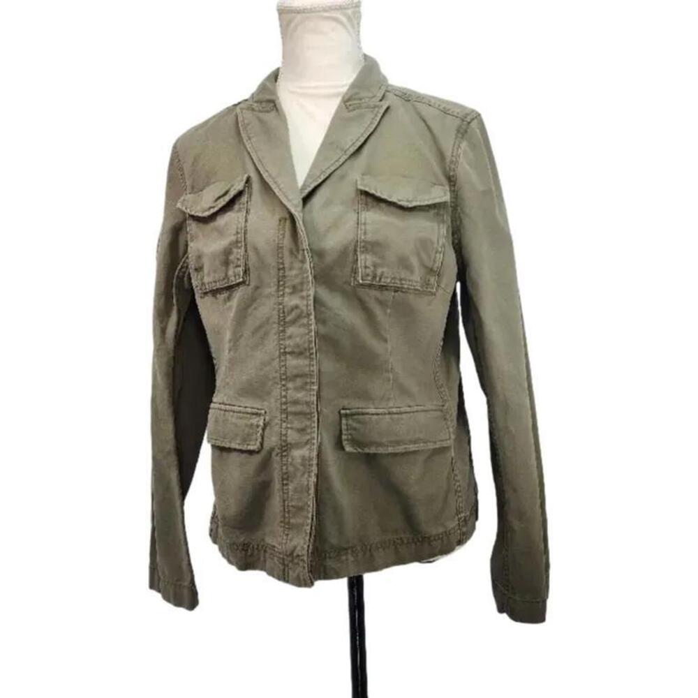 Ruff Hewn. Y2K, Army Green, Utility Jacket w/ Pockets. Size: L